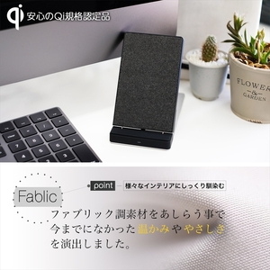 ワイヤレス 充電器 急速充電 Owltech 【 QI10W05-BK 】  