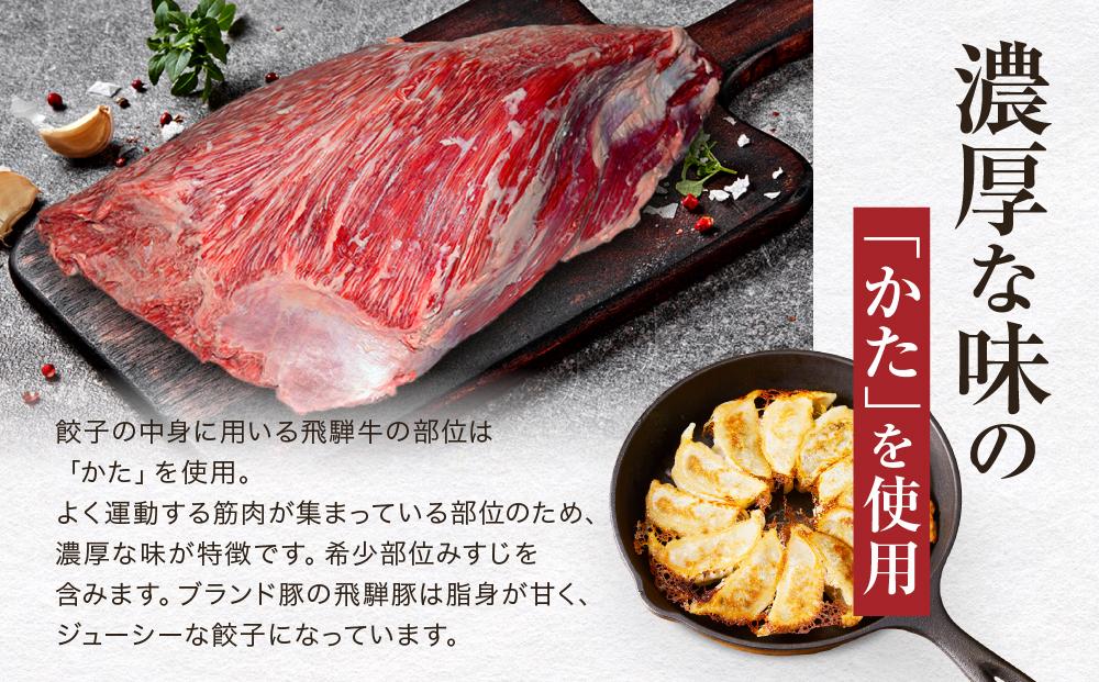 飛騨牛&飛騨豚 冷凍餃子食べくらべ3箱セット（にんにく味・しょうが味・飛騨豚 各1箱）| 餃子の合計はたっぷり36個！ おいしく焼ける調理説明書付き 餃子 飛騨牛 豚 おいしい 簡単 人気 飛騨高山 