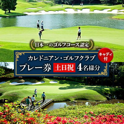【ふるさと納税】カレドニアンゴルフクラブ【日本一のゴルフコース認定】土日祝日ゴルフプレー券(4名1組)※キャディー付【1503347】