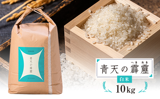 青森県産　青天の霹靂　白米10kg【配送不可地域：離島・沖縄県】