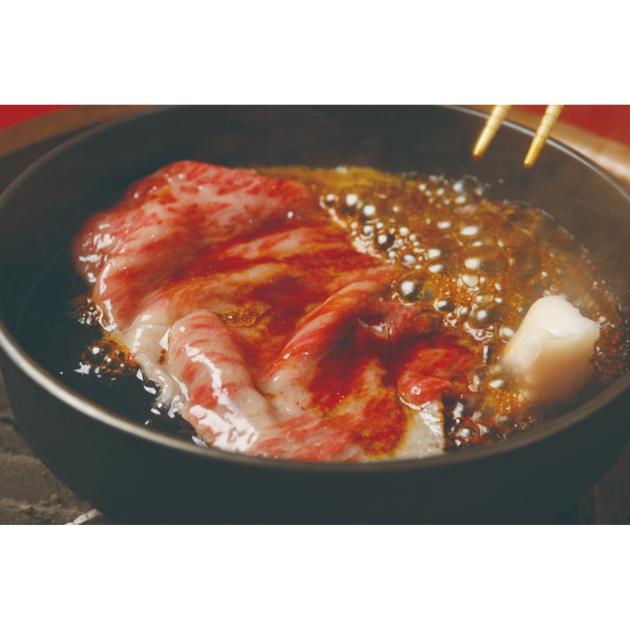 ＜柿安本店＞柿安牛「国産黒毛和牛」すき焼き用（ロース）800g