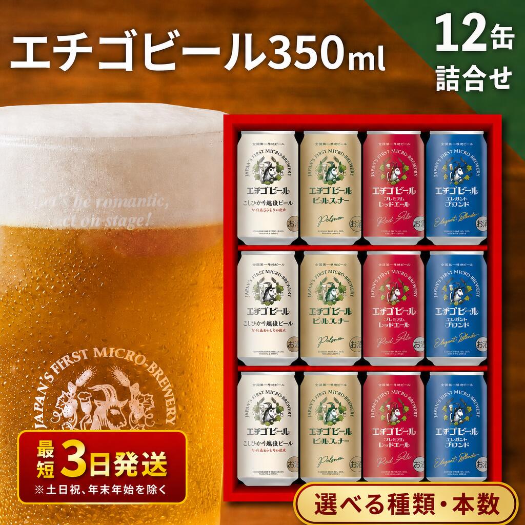 エチゴビール 350ml×12缶セット クラフトビール詰合せ
