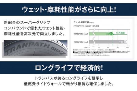 トランパスmp7  195 65R15 91H  4本 タイヤのみ《30日以内に出荷予定(土日祝除く)》株式会社トーヨータイヤジャパン 三重県 東員町 自動車用 夏タイヤ タイヤ ミニバン