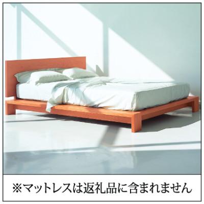 ふるさと納税 常陸大宮市 【家具蔵】ベッドフレームモデルノハイヘッド ダブル チェリー材 |  | 01