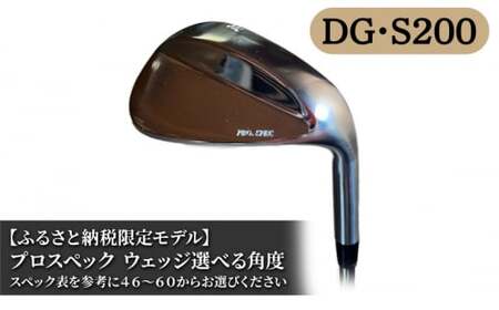 ふるさと納税限定モデル プロスペック DG・S200 ウェッジ 48度 ゴルフ