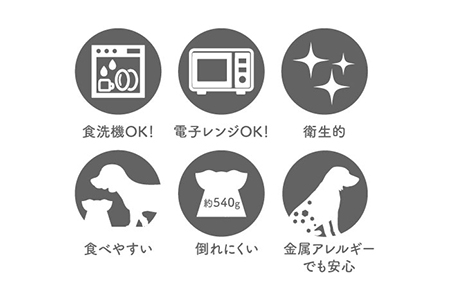 【美濃焼】NNMA 犬型 フードボウル（ぐれーいぬ）【株式会社二幸】フードボウル 犬 イヌ いぬ 犬用品 餌皿 エサ鉢 ドッグフード ペット用品 安心 小型犬 インテリア かわいい おしゃれ グレー 