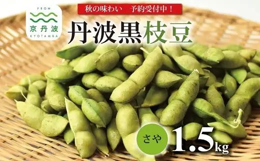 【先行予約】丹波黒枝豆 1.5kg(500gx3袋) 黒枝豆