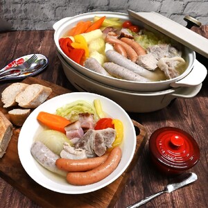 日光HIMITSU豚のご馳走ポトフセット (生ソーセージ 生ウインナー 腸詰め ベーコン) [0295]