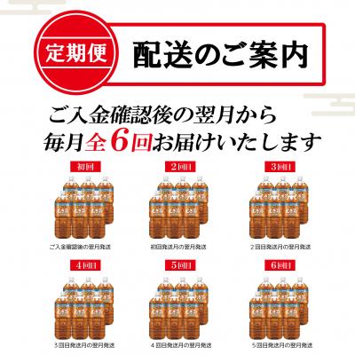 ふるさと納税 富士市 [定期便6回]健康ミネラルむぎ茶PET2L(1906) |  | 01