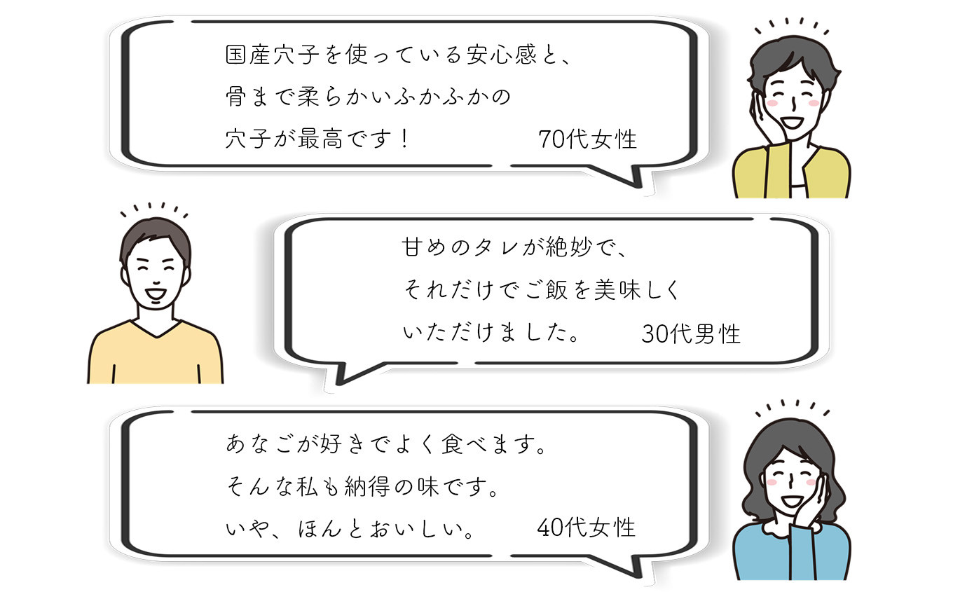 宮城県産あなご蒲焼　12パック入　(70g✕12パック)