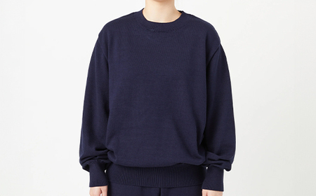 ≪先行予約≫【THISISASWEATER.】A3: A SWEATER IS FOR EVERYDAY. Pullover NAVY ネイビー カシミヤセーター 服 洋服 ユニセックス メンズ レデ