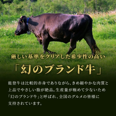 【和牛セレブ】能登牛 牛肩(ウデ) 焼肉 500g(200g+300g)【配送不可地域：離島】