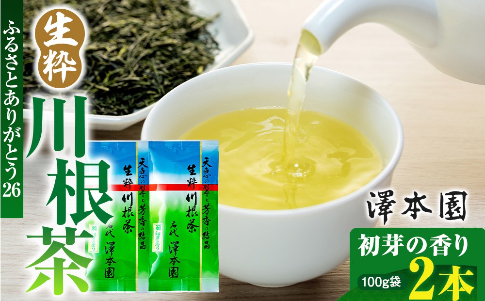 
                  7-4 お茶 茶葉 静岡 煎茶/ 生粋川根茶澤本園 ふるさとありがとう26
                