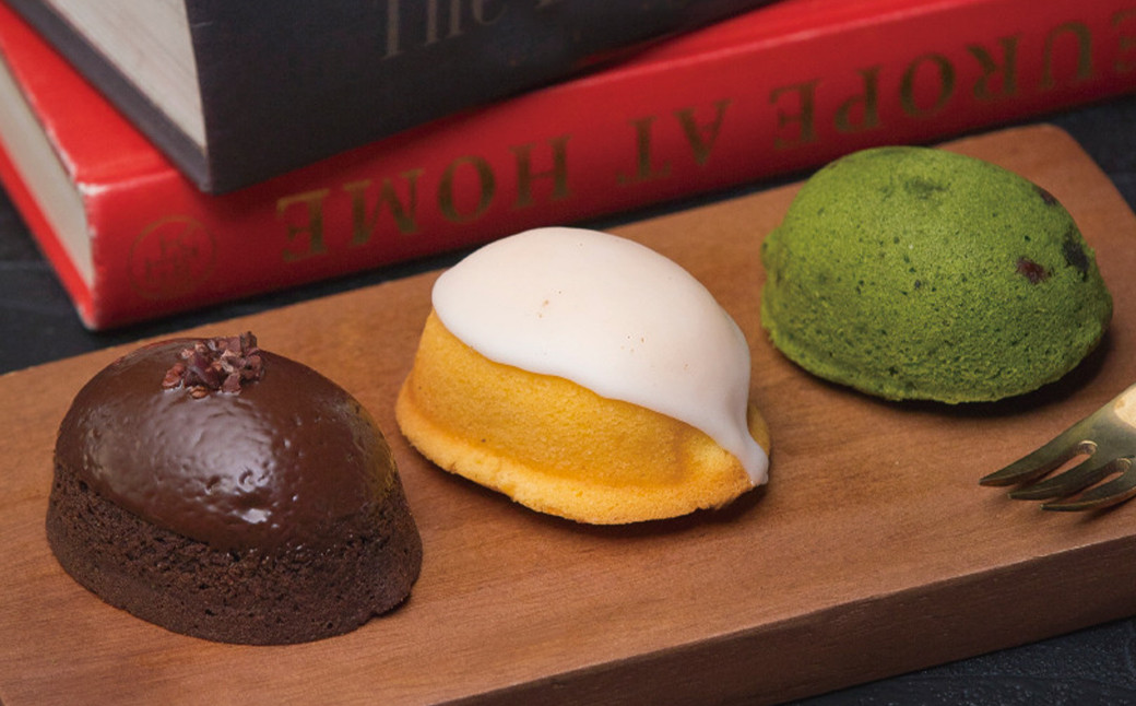 The Lemon on books (レモンケーキ・抹茶ケーキ・チョコレートケーキ)12個入り