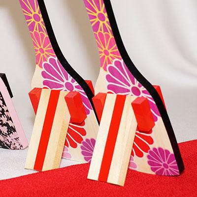 ふるさと納税 香美市 【高知のよさこい文化】 色彩鳴子　カーマイン　1組 |  | 01