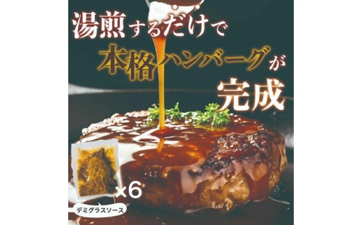 
                  南ぬ豚デミグラスハンバーグ 150g×6個 | 沖縄県 石垣市 石垣島 南国 アグー豚 豚 小分け 便利 簡単 湯煎 おかず
                