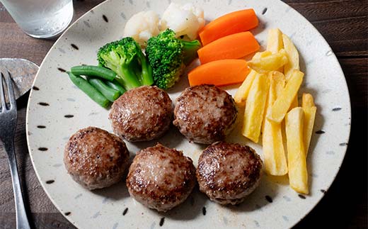 北海道産手作りジューシーハンバーグの大きさいろいろバラエティパック 無添加 ハンバーグ 肉 牛肉 豚肉 おかず 弁当 F4F-8544