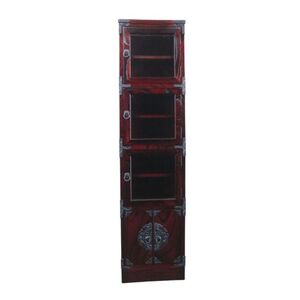 岩谷堂箪笥 多目棚 1台 伝統工芸品 家具 インテリア 棚 シェルフ オープンラック 和家具 和モダン 収納 キャビネット 木製 漆 南部鉄器金具 職人 手作り 逸品 高級家具 リビング 玄関 飾り棚 盛岡名産 欅 ケヤキ 日本製 整理 伝統 芸術 岩手県 盛岡市 東北 岩手 盛岡 有限会社 中千家具製作所