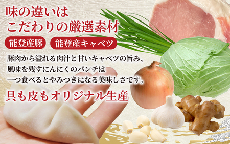 奥能登 穴水産 「能登まいもん餃子」 40個（10個入 × 4パック）| ギョーザ 小分け