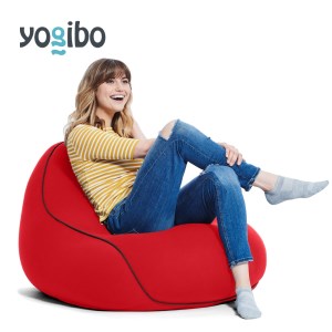 M356-3　ビーズクッション　Yogibo Lounger(ヨギボー ラウンジャー)レッド