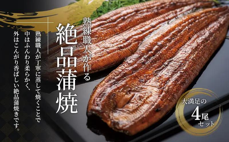 うなぎ 蒲焼き 4本 100g×4 浜名湖産 鰻 蒲焼 うなぎ