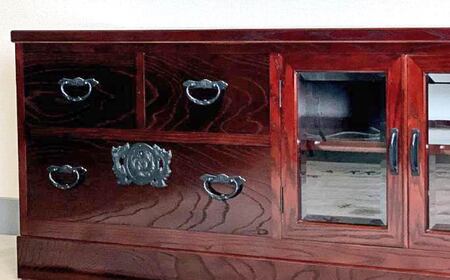 40民芸テレビボード 《創業明治2年 田中家具 謹製》 家具 伝統 暮らし インテリア 人気 ランキング おすすめ ギフト 故郷 ふるさと 納税 福島 ふくしま 二本松市 送料無料【田中家具】