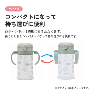 折りたたみストローマグ　ＨａｐｐｙＤａｙｓ