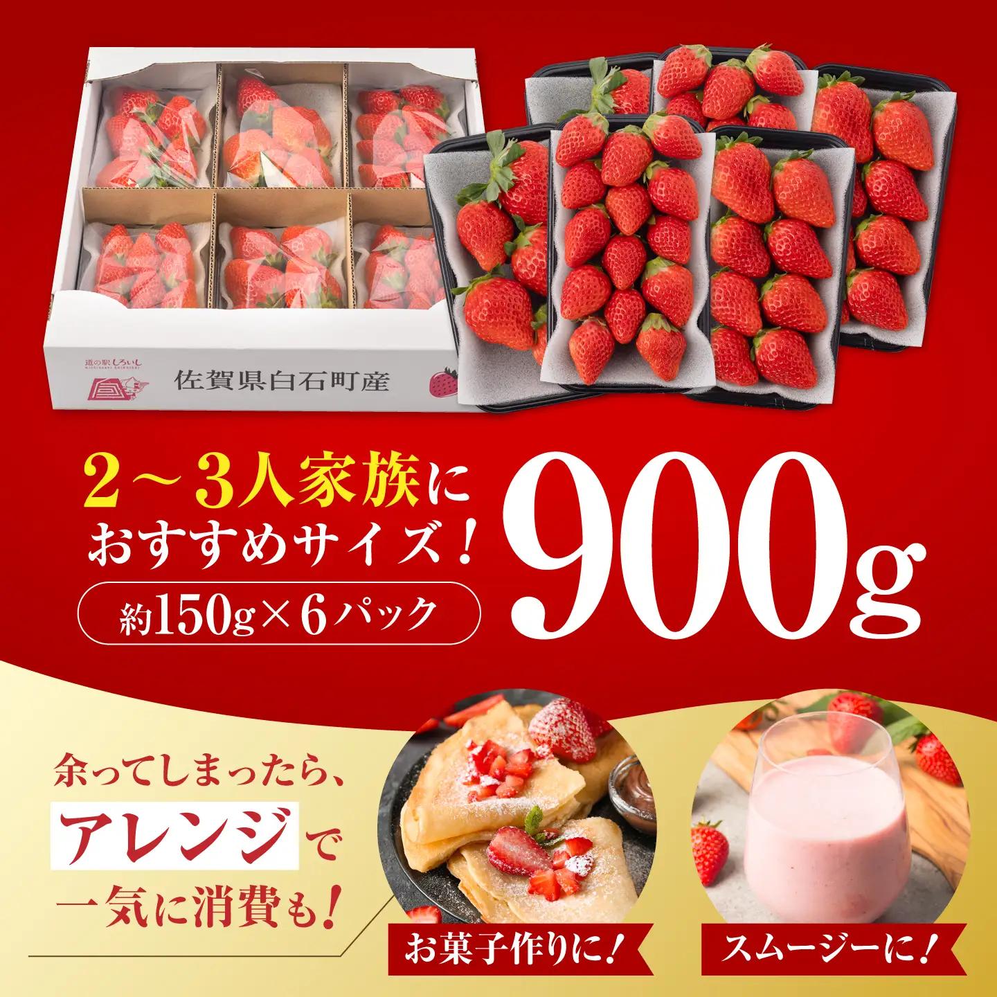 【先行予約 2027年1月〜発送】いちご さがほのか 900g いちご IAA024