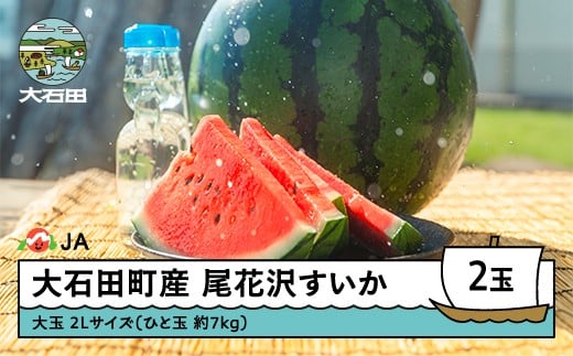 
            【先行予約】尾花沢すいか 大玉  2L×2玉 2026年産 令和8年産  すいか スイカ  ※沖縄・離島への配送不可 ja-suooa2
          