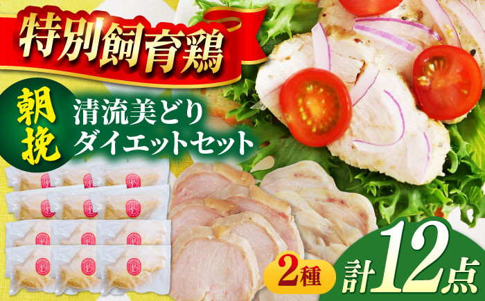 
            鶏肉 清流美どり タンパク質豊富なダイエットセット 2種 12点 鶏むね お取り寄せ お肉 若鶏 むね肉 燻製 おつまみ サラダチキン サラダ ヘルシー ダイエット お手軽 岐阜 おすすめ 人気 詰め合わせ セット ソフト燻製 食べきりサイズ 小分け 低脂質 高タンパク 筋トレ ボディメイク 冷凍 自然解凍 ギフト プレゼント 贈り物 贈答 肉 にく 岐阜市/若鶏の春近 [ANDL009]
          