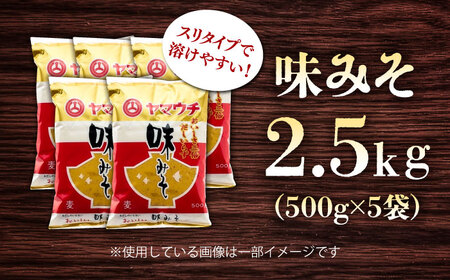 味みそ2.5kg(500g×5袋)【株式会社山内本店】[BHAE044]