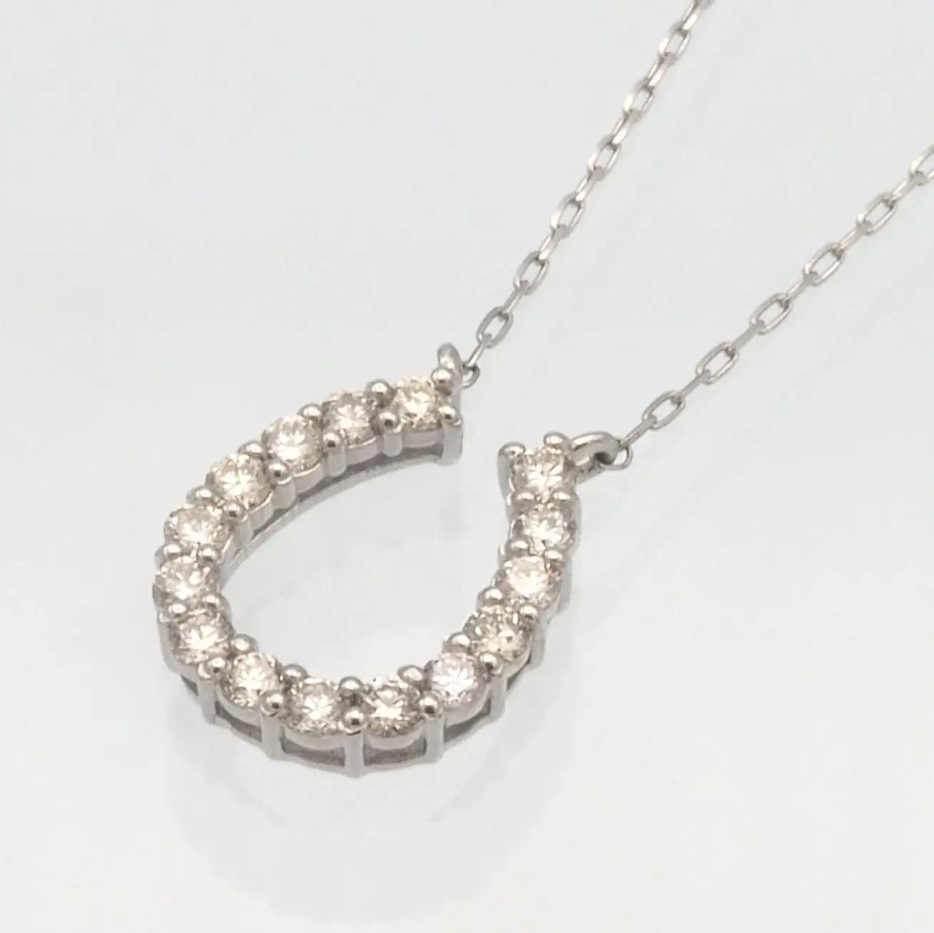 PT900/PT850 0.20ct ダイヤモンド ペンダントネックレス　HH-019720 SWBT002-PT