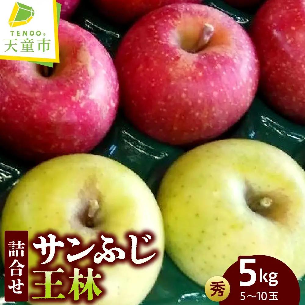 りんご 王林 ＆ サンふじ 詰合せ 約 5kg フルーツ 山形 りんご