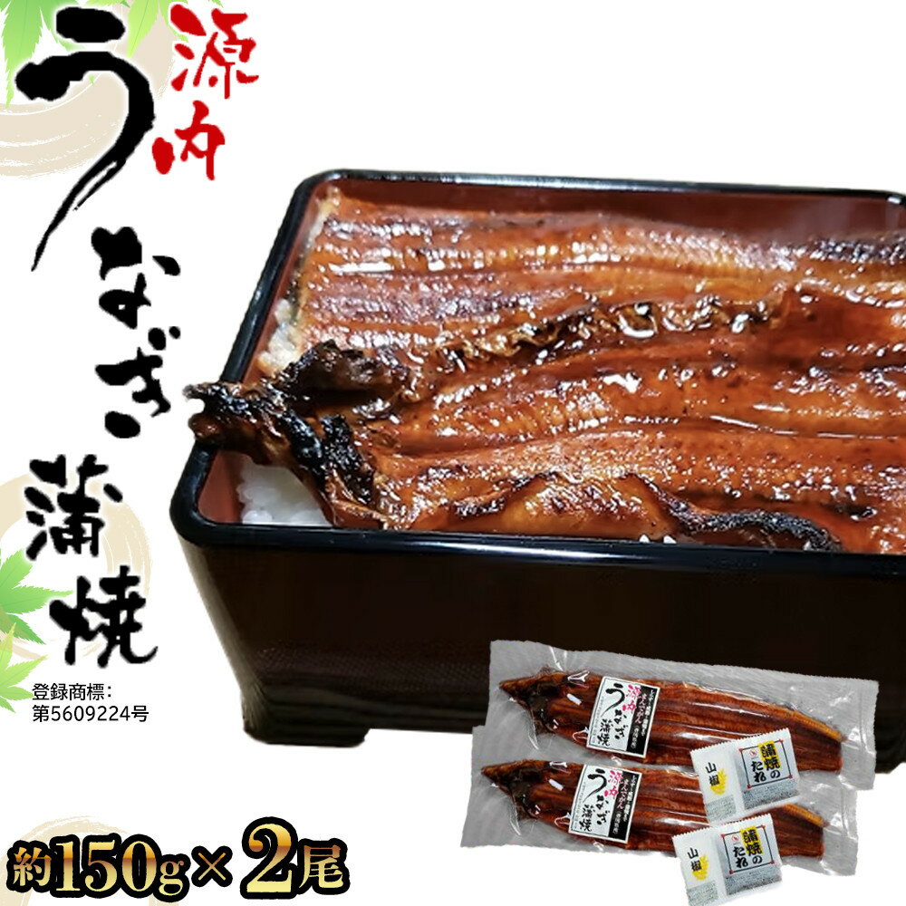【ふるさと納税】源内 うなぎの蒲焼 2尾 ( 150g × 2尾 ) 香川県産 ｜ うなぎ 蒲焼 たれ・粉山椒付き