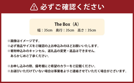 The Box （A） 椅子 イス インテリア オブジェ 置物