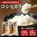 【ふるさと納税】【選べる内容量】【令和6年産】鹿嶋市の子どもたちが食べている特別栽培米コシヒカリ5kg・10kg【お米 米 こしひかり 特別栽培 有機肥料 有機栽培 鹿嶋市 茨城県 白米 新米 おにぎり ごはん 15000円以内】(KBS-6)