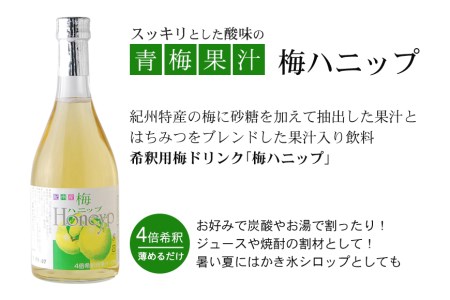 希釈用梅ドリンク　梅ハニップ　3本 【prm005】