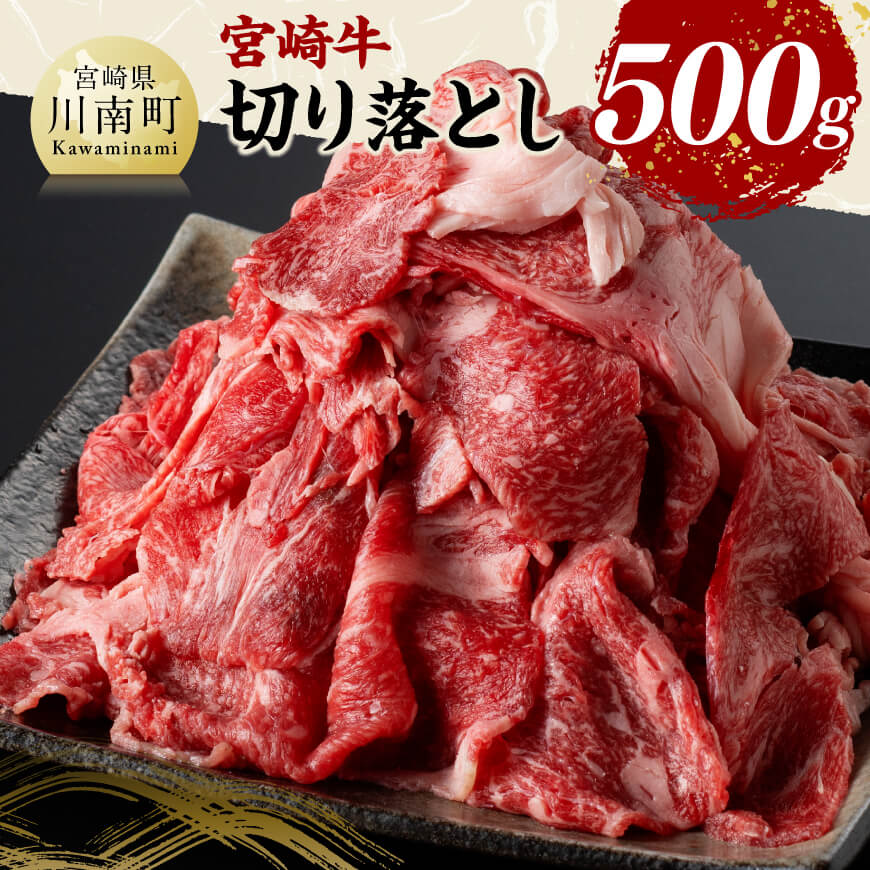 【ふるさと納税】※レビューキャンペーン※宮崎 牛切り落とし 500g - 肉 牛肉 国産 宮崎県産 黒毛和牛 和牛 切り落とし D11418