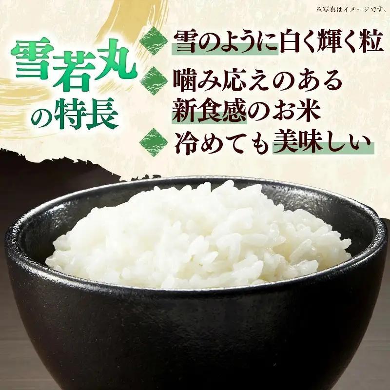 飯豊町産 雪若丸 玄米 30kg 令和7年産 おこめ ごはん 銘柄 ブランド米 山形県 飯豊町