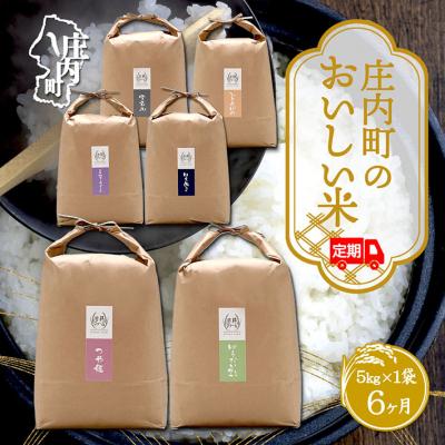 ふるさと納税 庄内町 ＜11月中旬発送＞吉祥ファーム 庄内町産おいしい米 6か月定期便!(入金期限:2025.10.25)