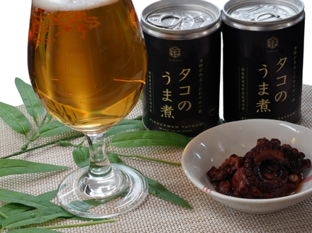 漁師たつ兄のタコのうま煮２本