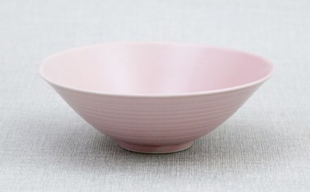 【波佐見焼】アイシー ボウル 大 （ホワイト・ピンク） ペアセット 食器 皿 【団陶器】 [PB115] 波佐見焼