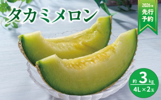 ＜ 2026年 先行予約 ＞ メロン 約3kg 以上 青肉 国産 めろん 果物 くだもの フルーツ デザート タカミメロン たかみめろん たかみメロン 貴味メロン 青肉メロン メロン melon meron おすすめ 高級 人気 旬 青果 送料無料 千葉県 旭市 株式会社勘兵衛 knb001_X1