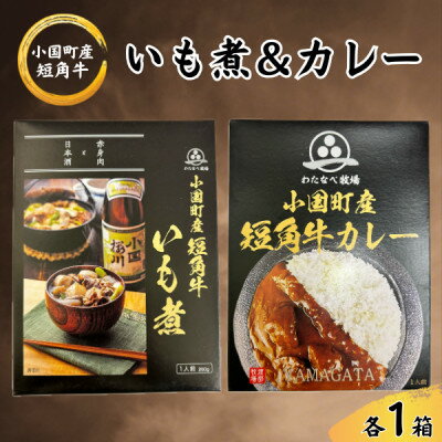 【ふるさと納税】短角牛いも煮&カレー　各1箱(計2箱)【1587665】