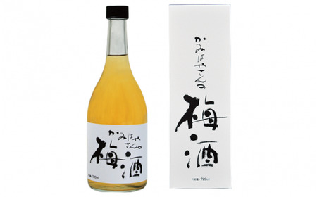かみはやさんの梅酒 ＜白＞ 720ml 4本 アルコール度数11％ / 梅干し 梅干 梅 うめ 梅酒 酒 紀州南高梅 南高梅 和歌山 紀州産 完熟梅 本格梅酒 ギフト プレゼント お土産 手土産 【okh021】