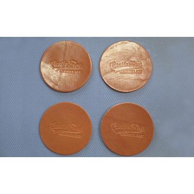 ふるさと納税 五城目町 レザーコースター(ブラウン)85×85×3mm[No.5880-3162] |  | 01