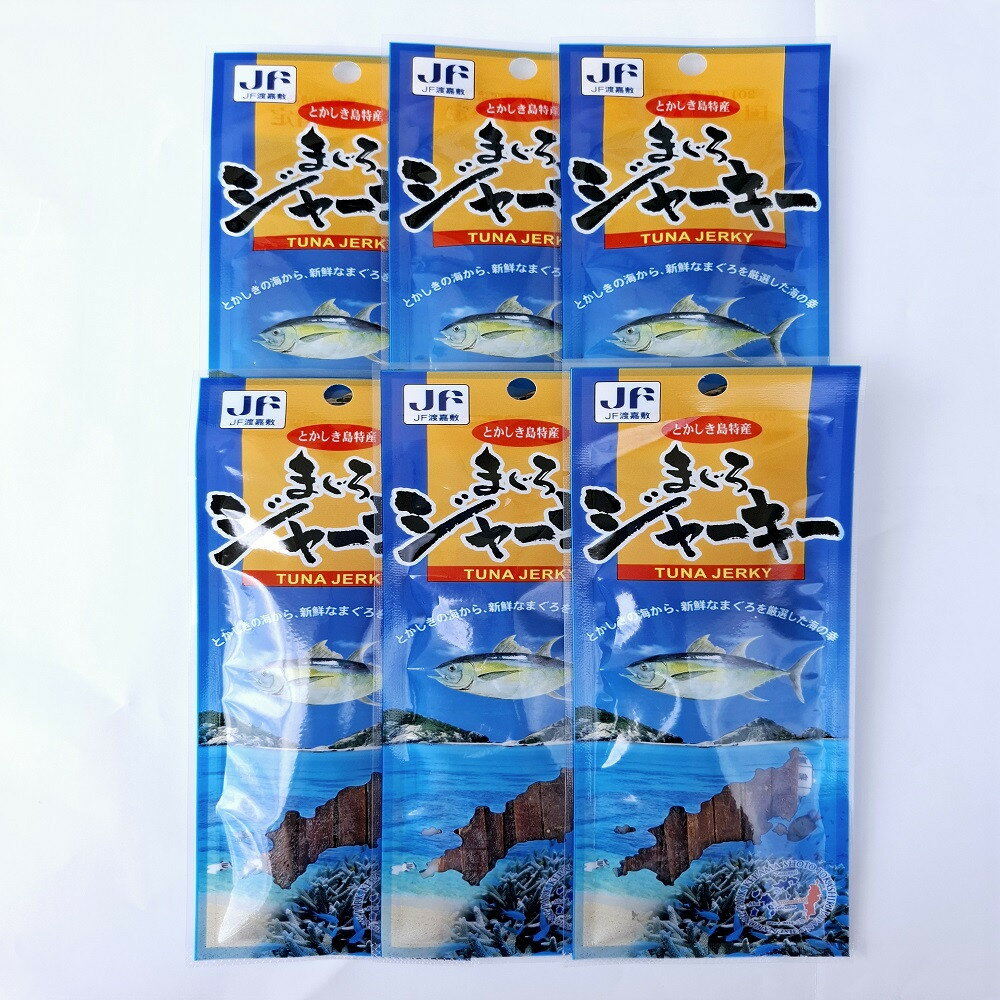 【ふるさと納税】まぐろジャーキー（20g×6袋）セット 渡嘉敷漁業協同組合 ケラマ諸島 沖縄県 鮪 まぐろ ジャーキー