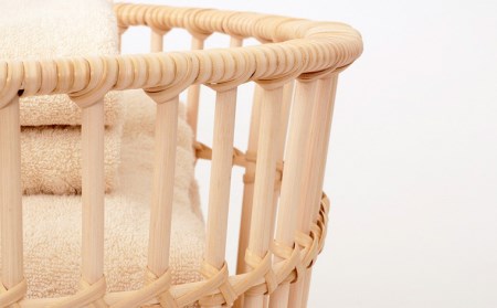 籐かご ハイルシリーズ Oval-180【山形エクセレントデザイン賞受賞】 FY23-067