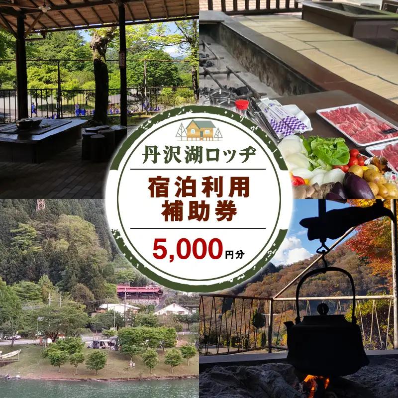丹沢湖ロッヂ宿泊利用補助券5,000円分