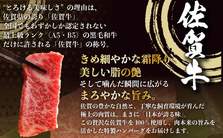 佐賀牛ハンバーグ　５個　ジャポネソース付き／ ふるさと納税  ふるさと納税  ハンバーグ 便利 佐賀県 大町町  冷凍